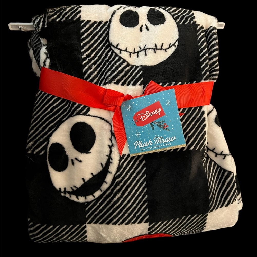 NWT Disney Jack Skellington Nightmare Before Christmas throw